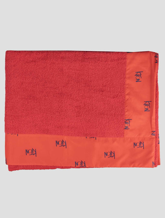 Kiton Red Cotton Pl Beach Towels