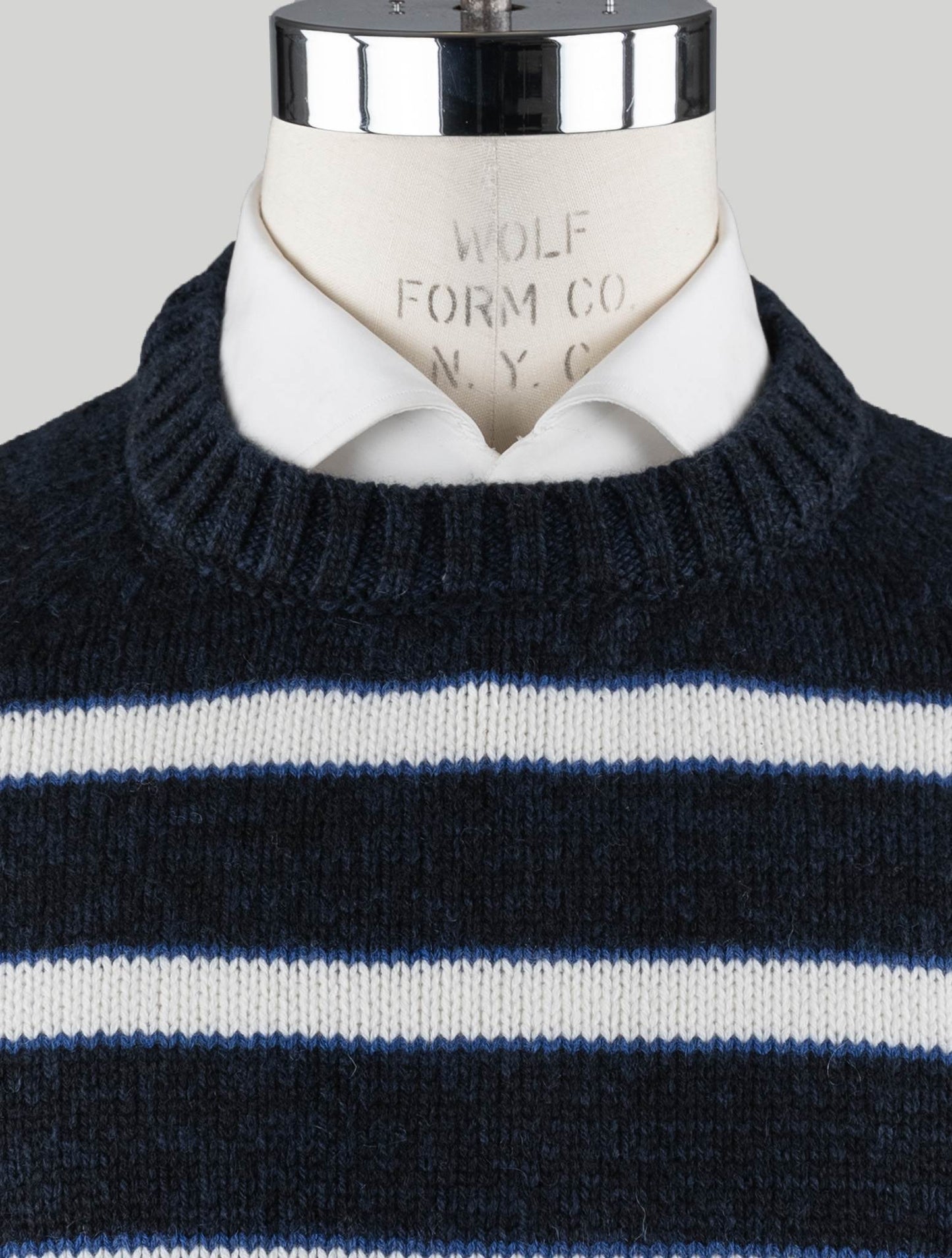 Isaia višebojni džemper od kašmira Crewneck