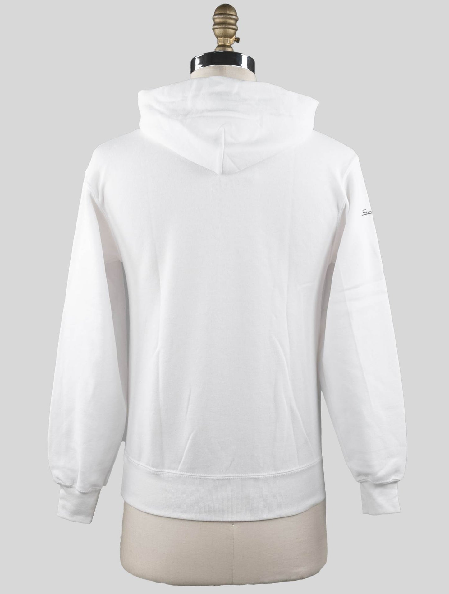 Sartorio Napoli White Cotton Sweater Special Edition