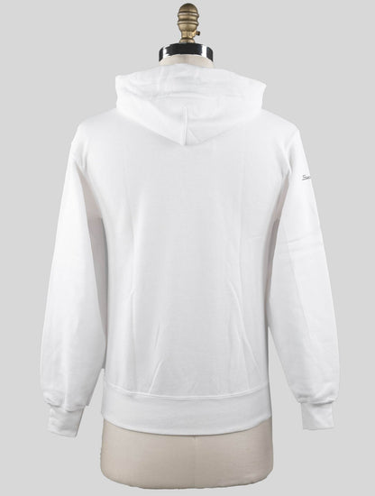 Sartorio Napoli White Cotton Sweater Special Edition