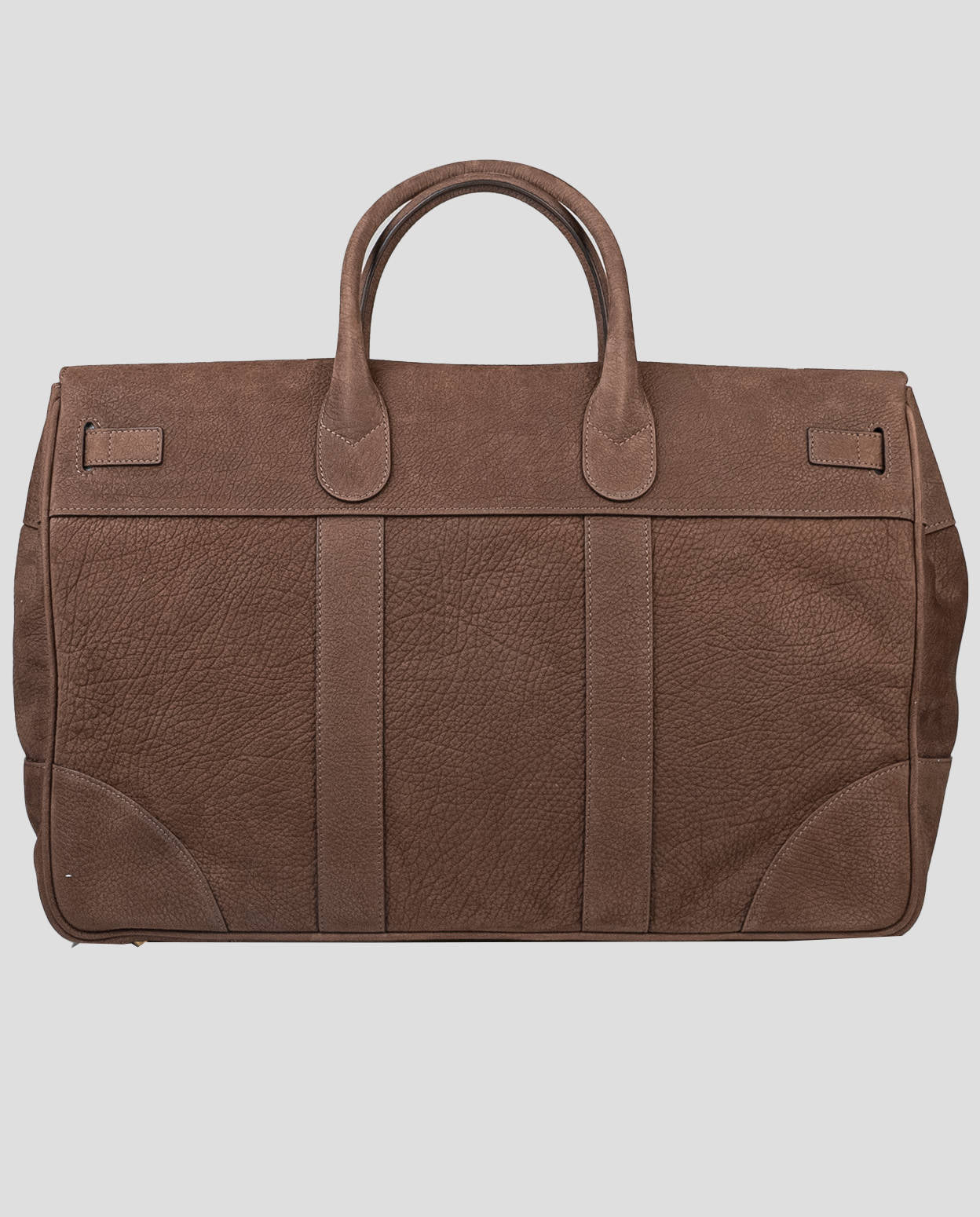 Brunello Cucinelli Travelbag de cuero negro