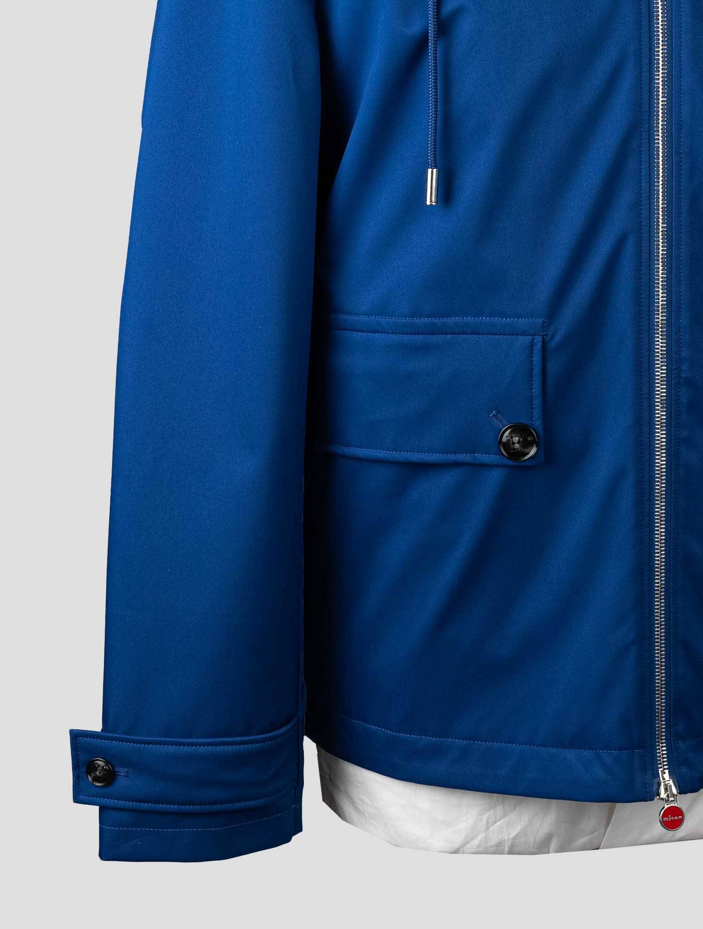 Kiton Blue Pl Parka Coat