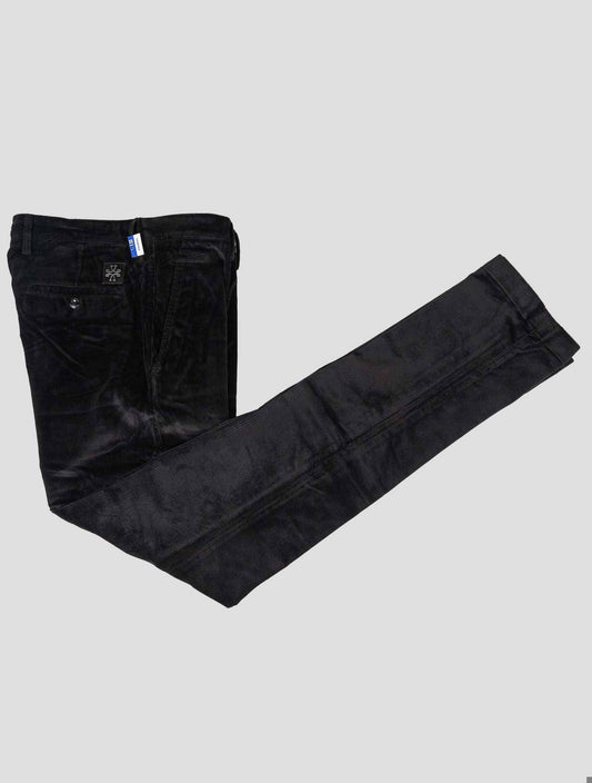 Jacob Cohen Black Cotton Md Ea Velvet Pants