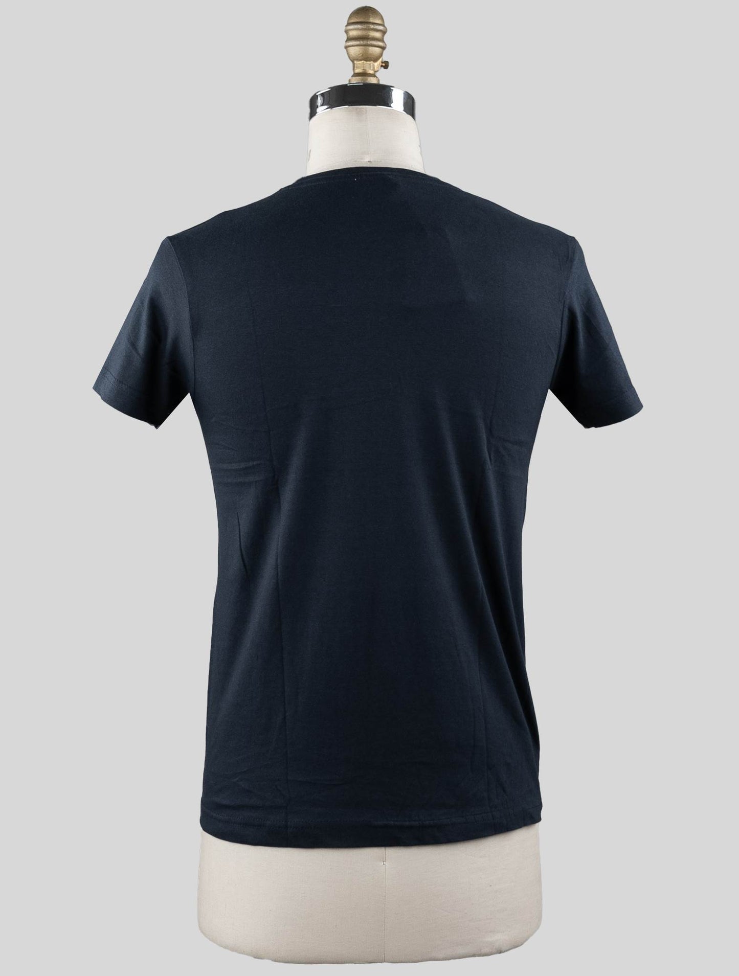 Sartorio Napoli Blue Navy Cotton T-shirt Special Edition