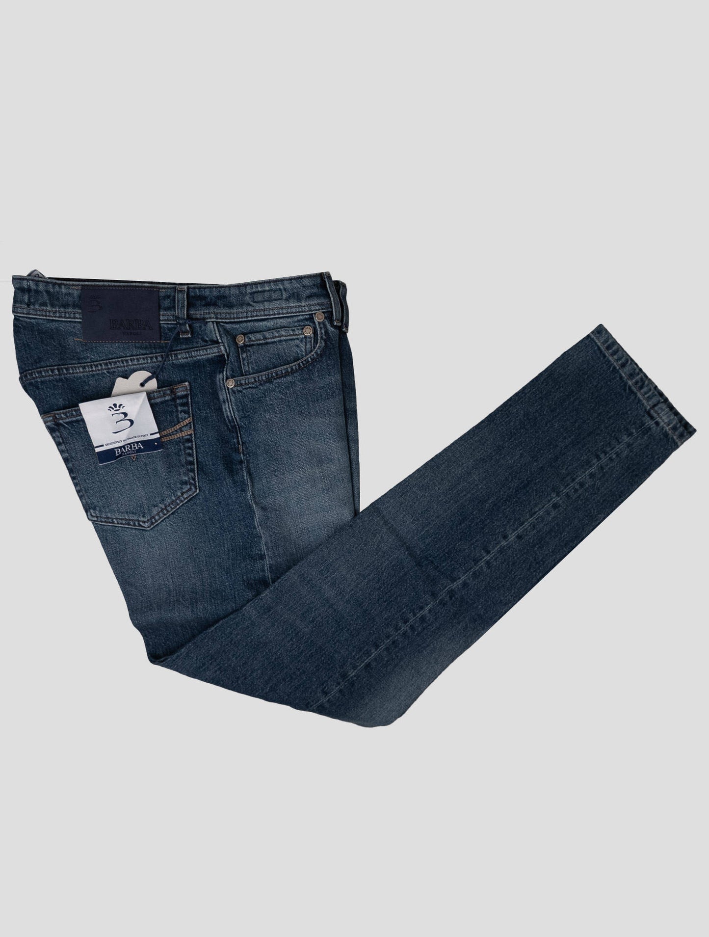 Barba Napoli Blue Cotton Ea Jeans