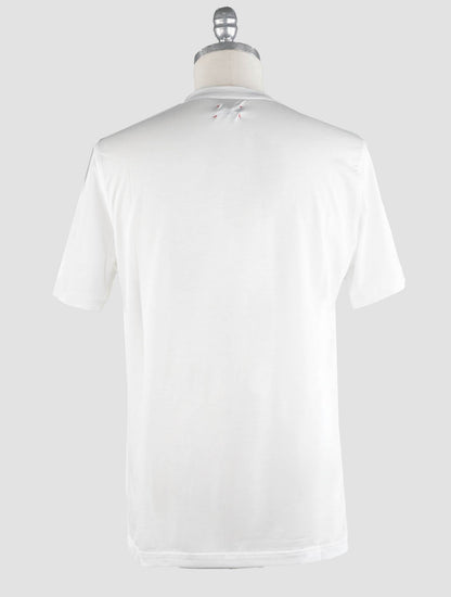T-shirt en coton blanc Kiton