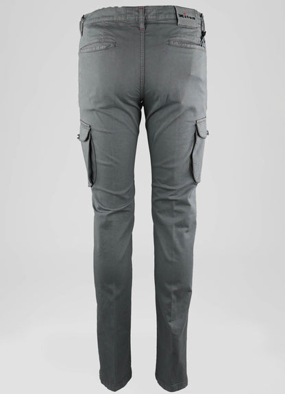 Pantalones cargo Ea de algodón gris Kiton 