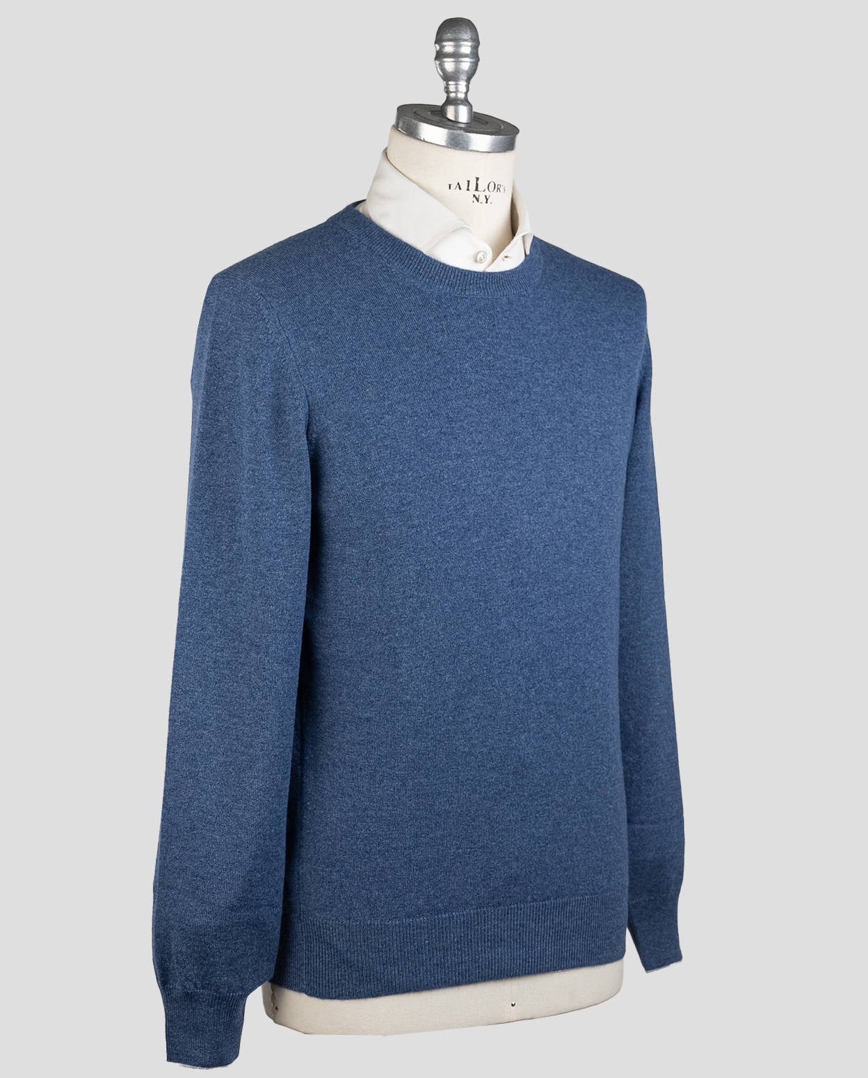 Brunello Cucinelli Blauer Kaschmir pullover Crewneck