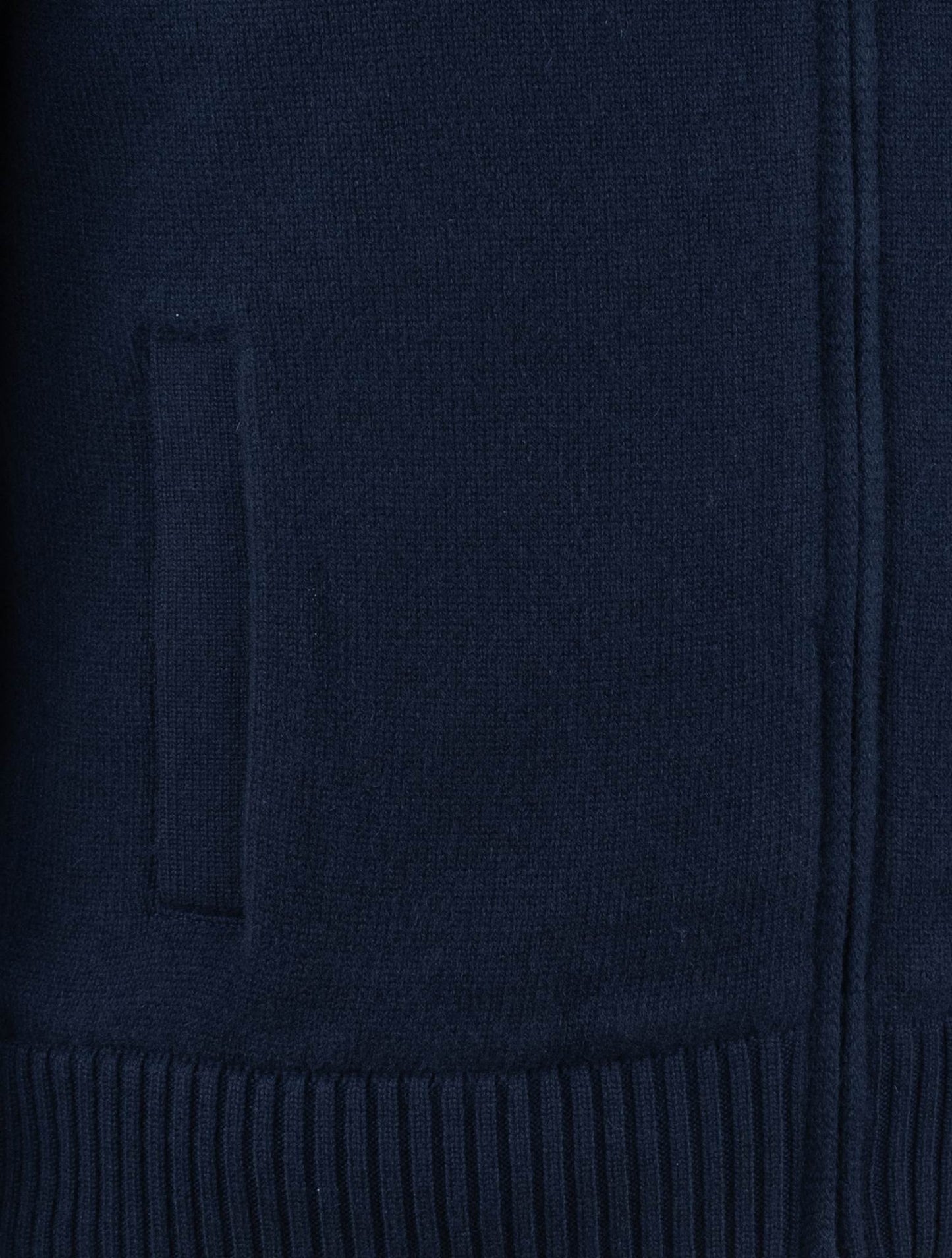 Barba Napoli Blue Cashmere Faux Fur Pl Sweater Coat