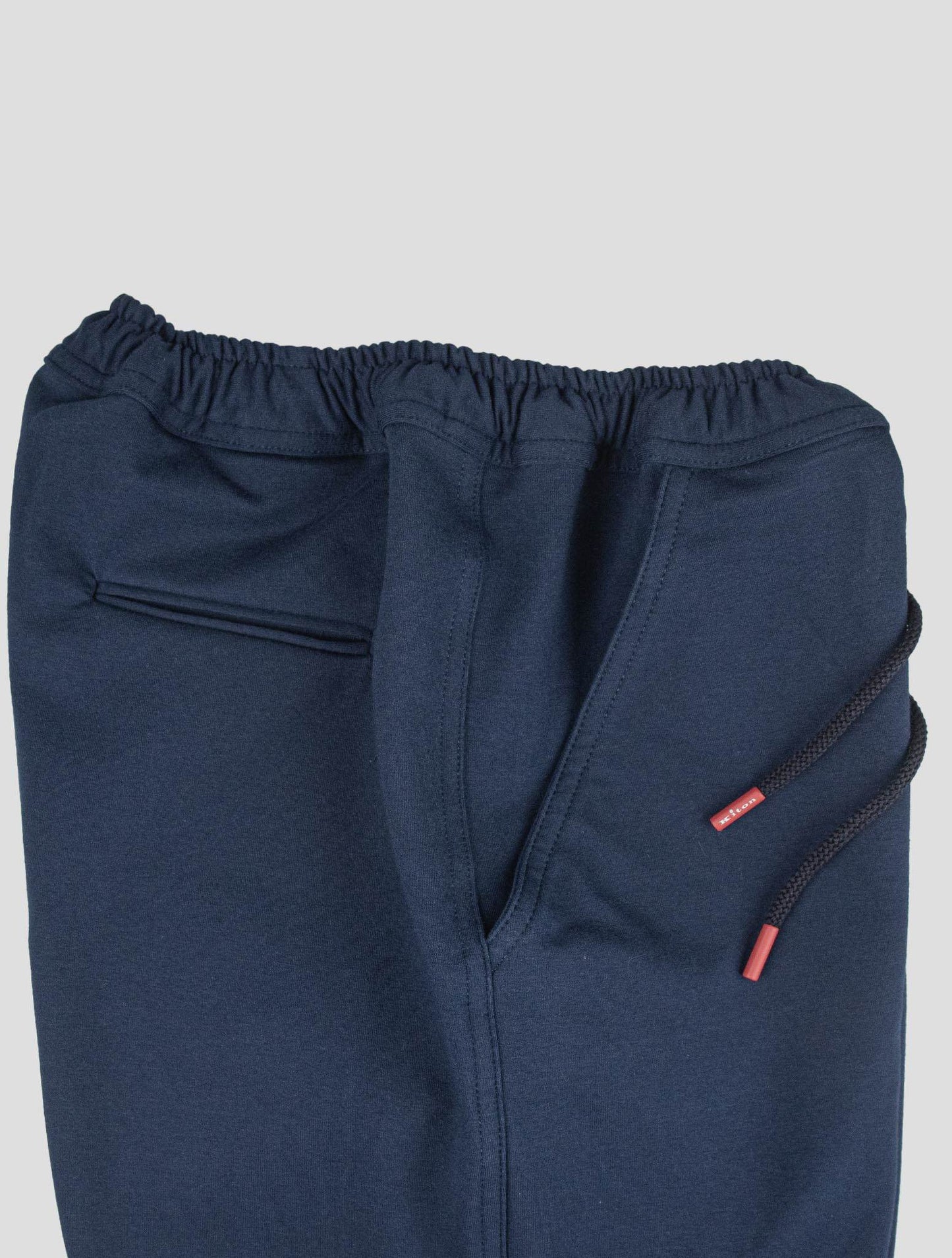 Pantalón corto Kiton Ea de algodón azul oscuro