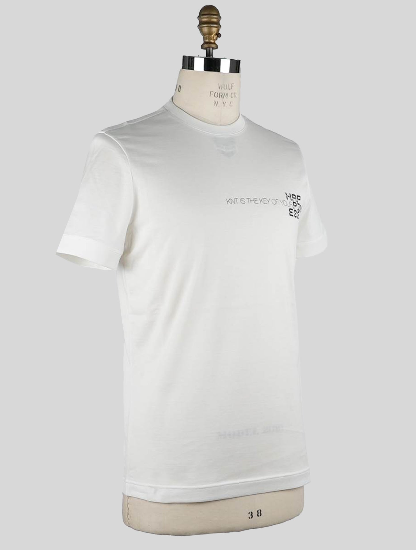 KNT Kiton wit katoenen T-shirt