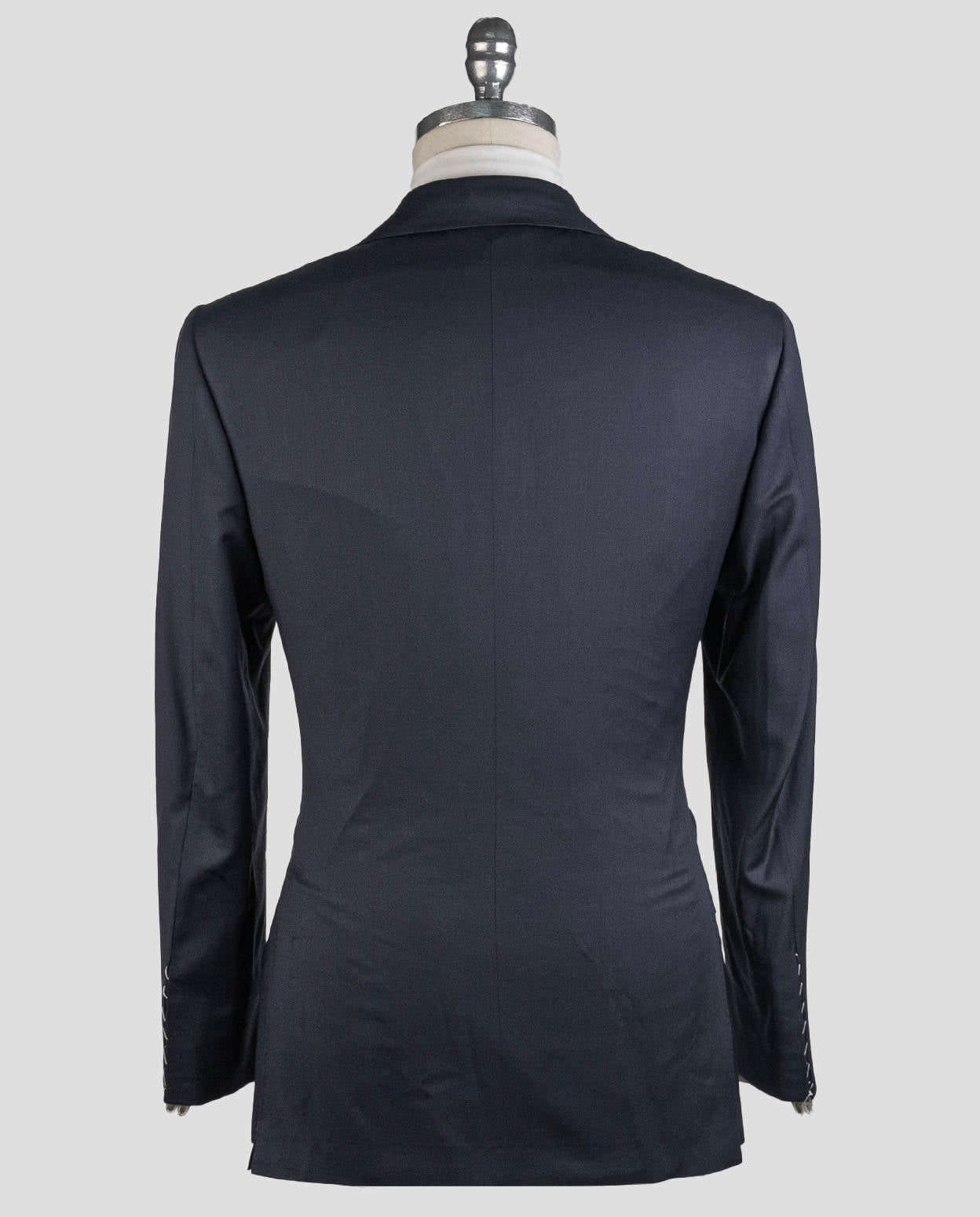 Kiton Blue Navy Virgin Wool Suit