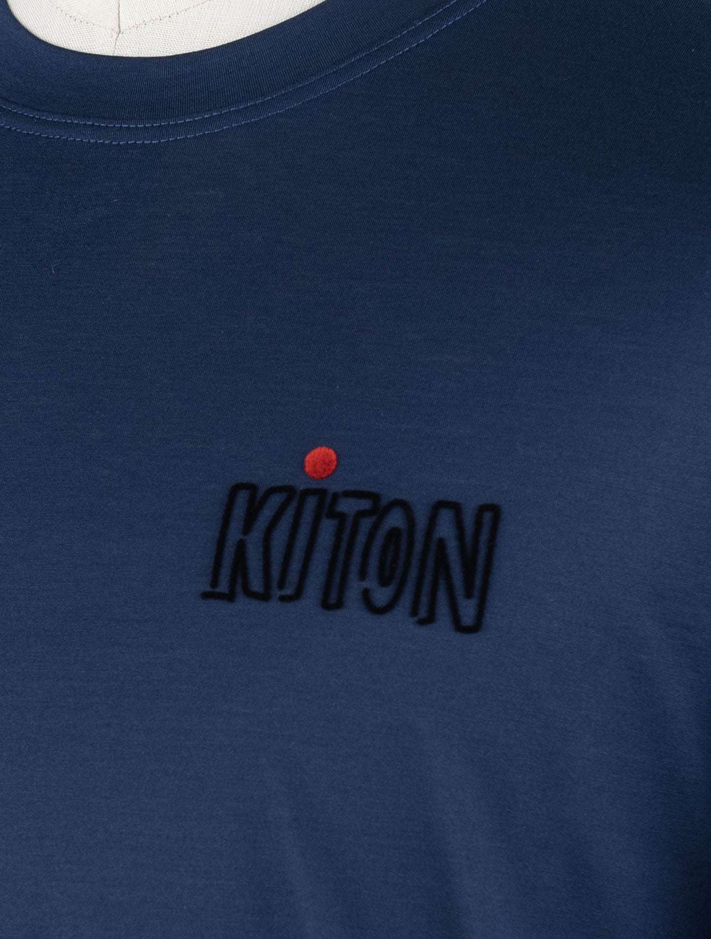 Kitonblå bomull T-shirt