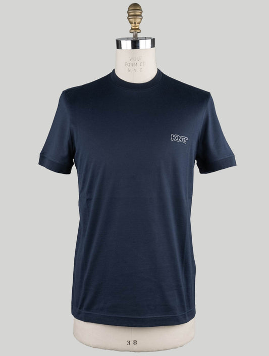 Kiton KNT Blue Cotton T-shirt