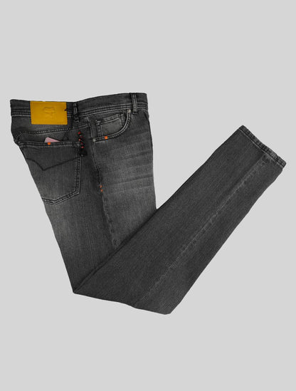 Marco Pescarolo Gray Cotton Ea Jeans