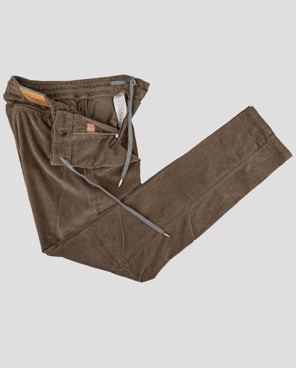 Marco Pescarolo Taupe Cotton Ea Velvet Pants