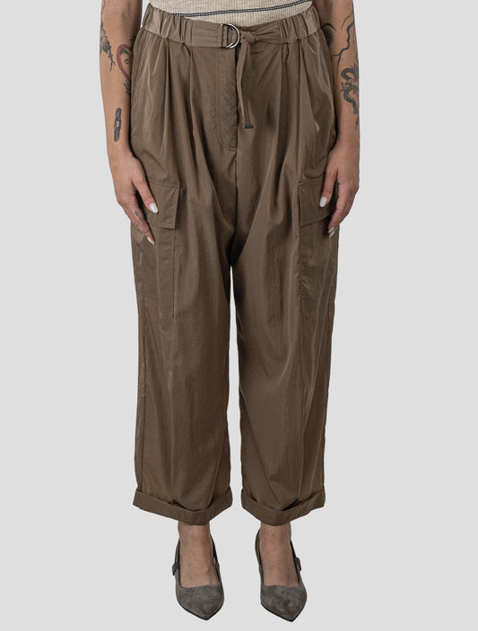 Pantalones cargo marrón claro de Brunello Cucinelli