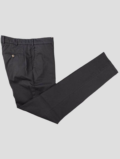 Brunello cucinelli tmavě šedé bavlněné ea kalhoty