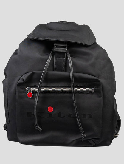 Kiton Black Pl Backpack