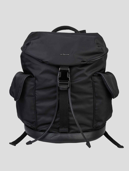 Kiton Black Pa Pc Backpack