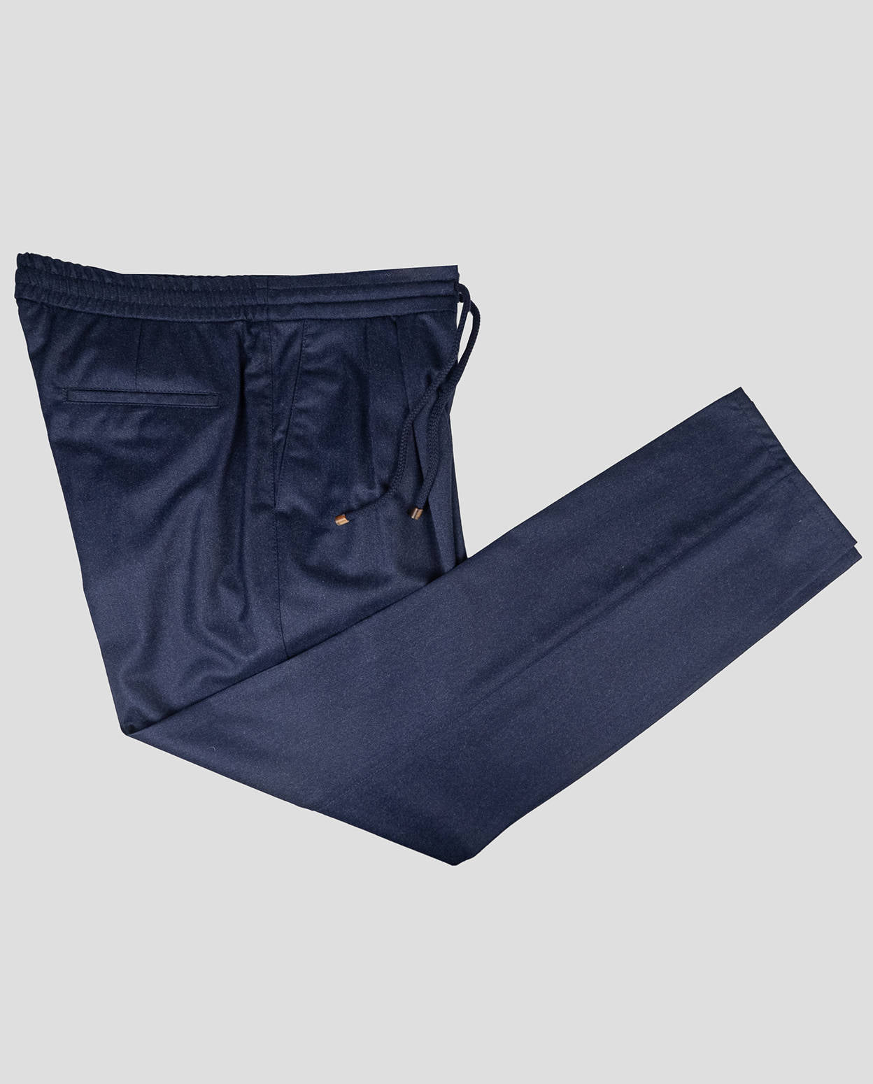 Blaue Jungfrau Wollhosen Brunello Cucinelli