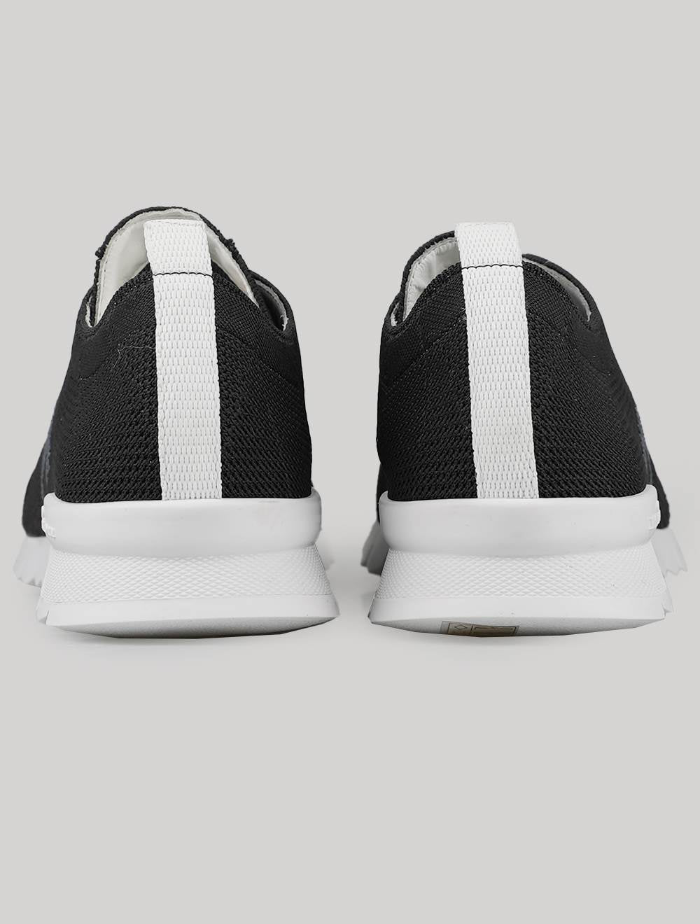 Kiton Dark Gray Cotton Ea Sneakers