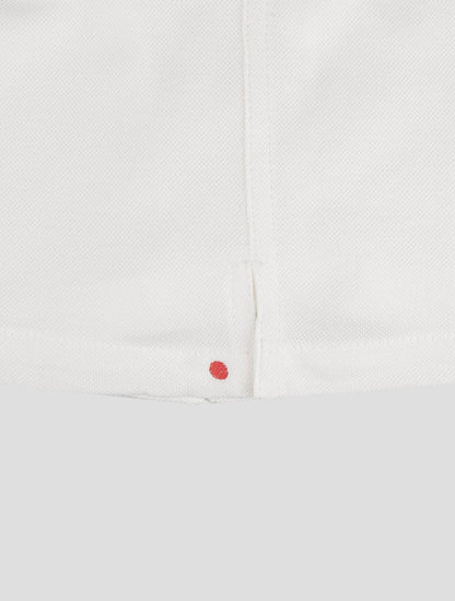 Kiton bílé bavlněné krátké kalhoty