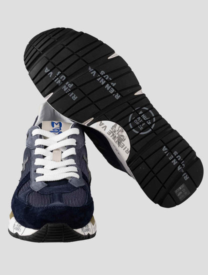 Godalgotās zila ādas suede pu pa nylon pl sneakers