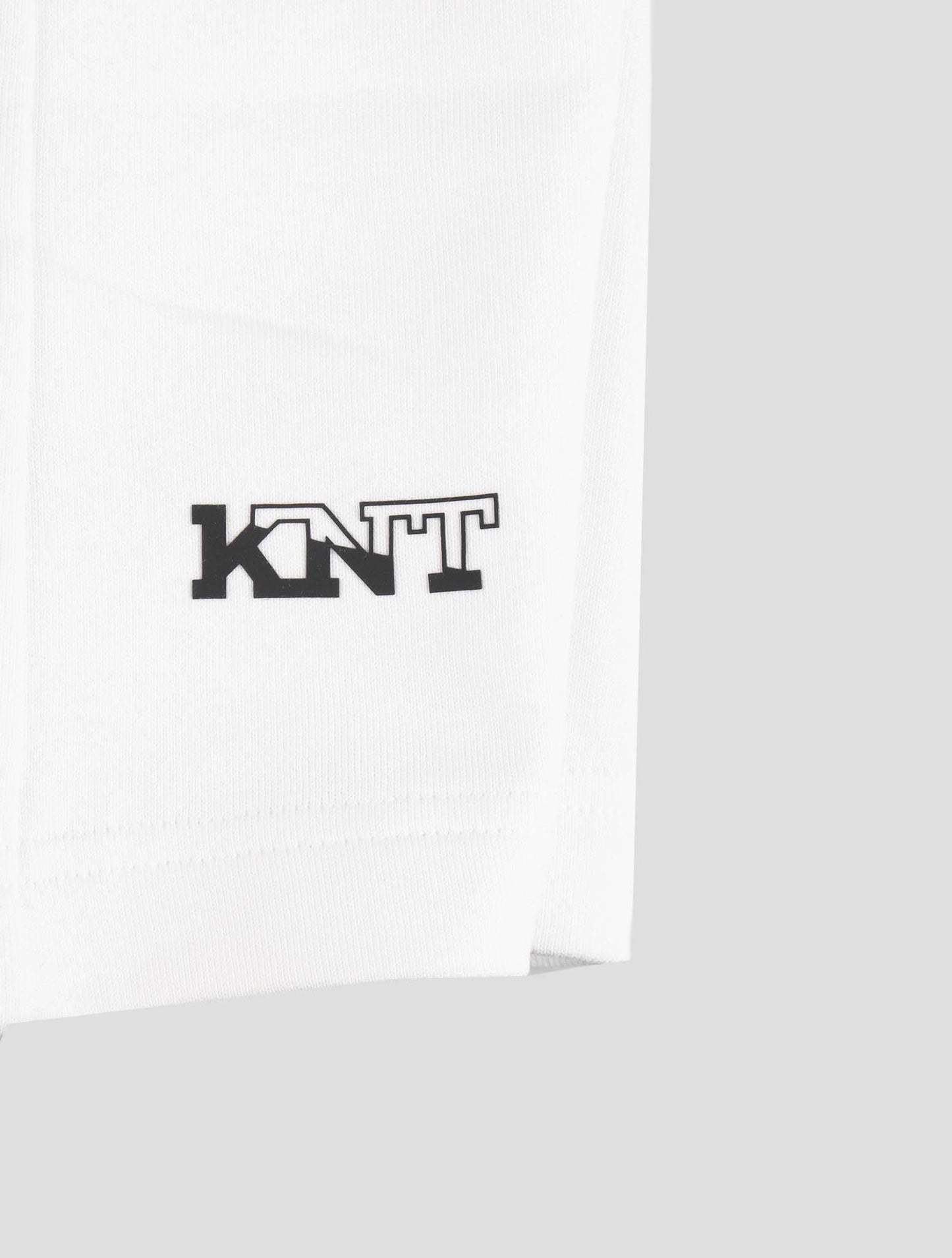 KNT Kiton White Cotton Short Pants