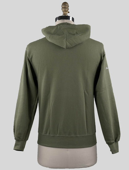Sartorio Napoli Green Cotton Sweater Special Edition