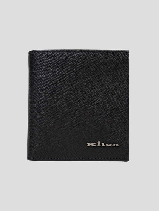 Kiton Black Leather Wallet