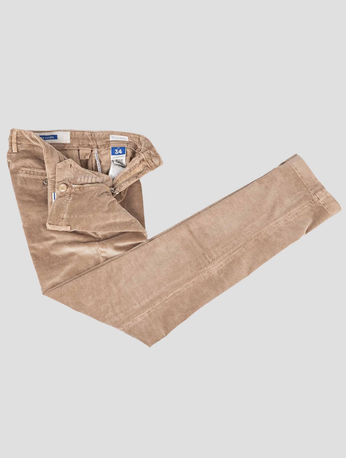 Jacob Cohen Beige Cotton Md Ea Velvet Pants