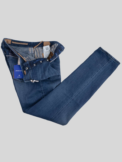 Jacob Cohen Blue Cotton Pl Ea Jeans Edición Limitada