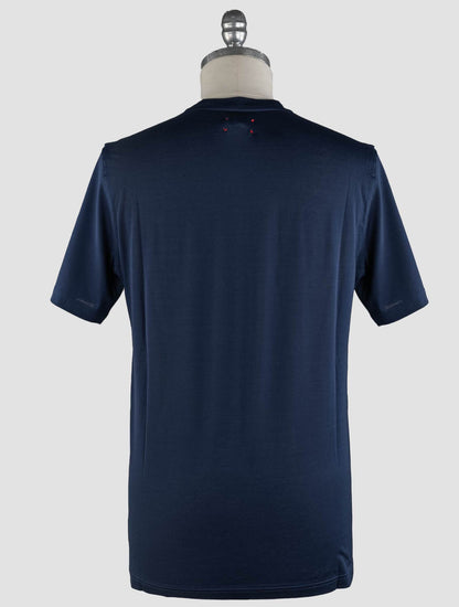 T-Shirt de algodão azul Kiton