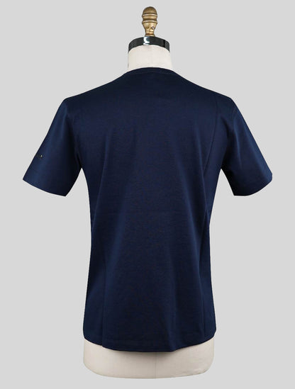 Sartorio Napoli blauw katoenen T-shirt