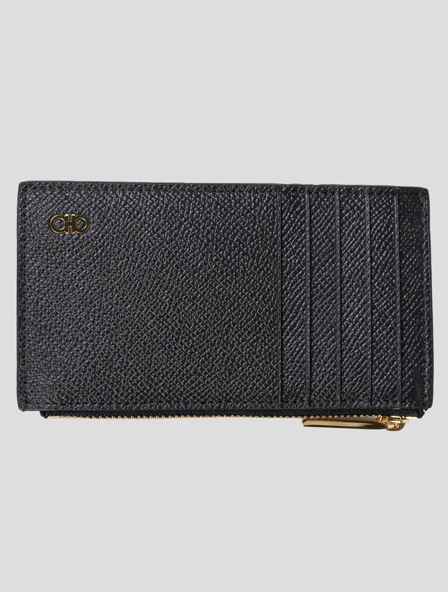 Ferragamo Black Leather Wallet