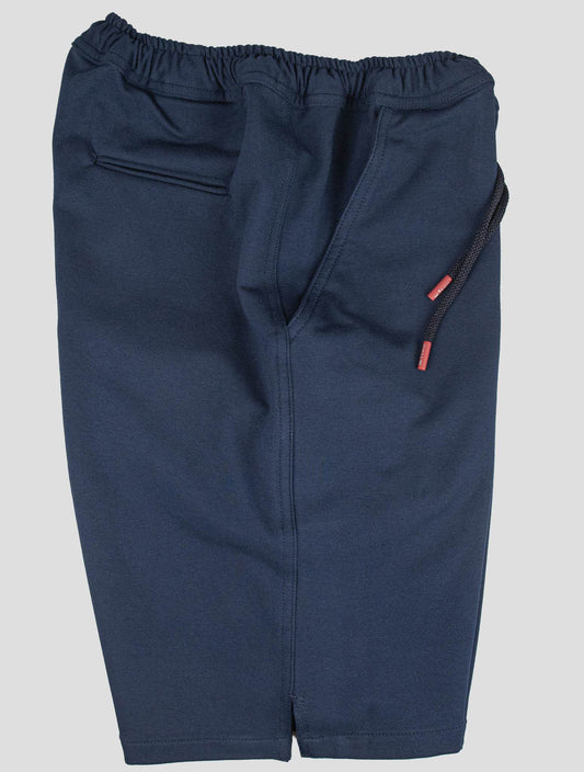 Pantalón corto Kiton Ea de algodón azul oscuro
