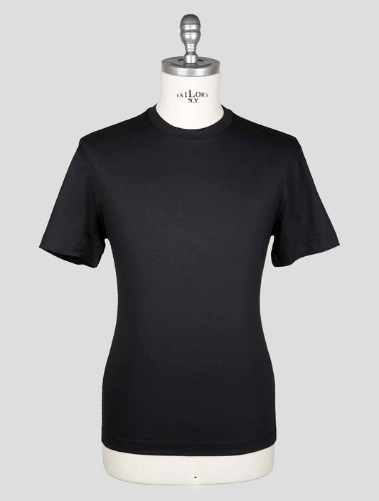 Kired Black Cotton T-Shirt