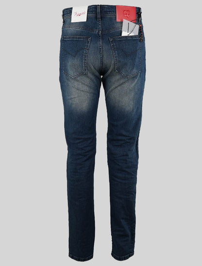Marco Pescarolo Blue Cotton Ea Jeans