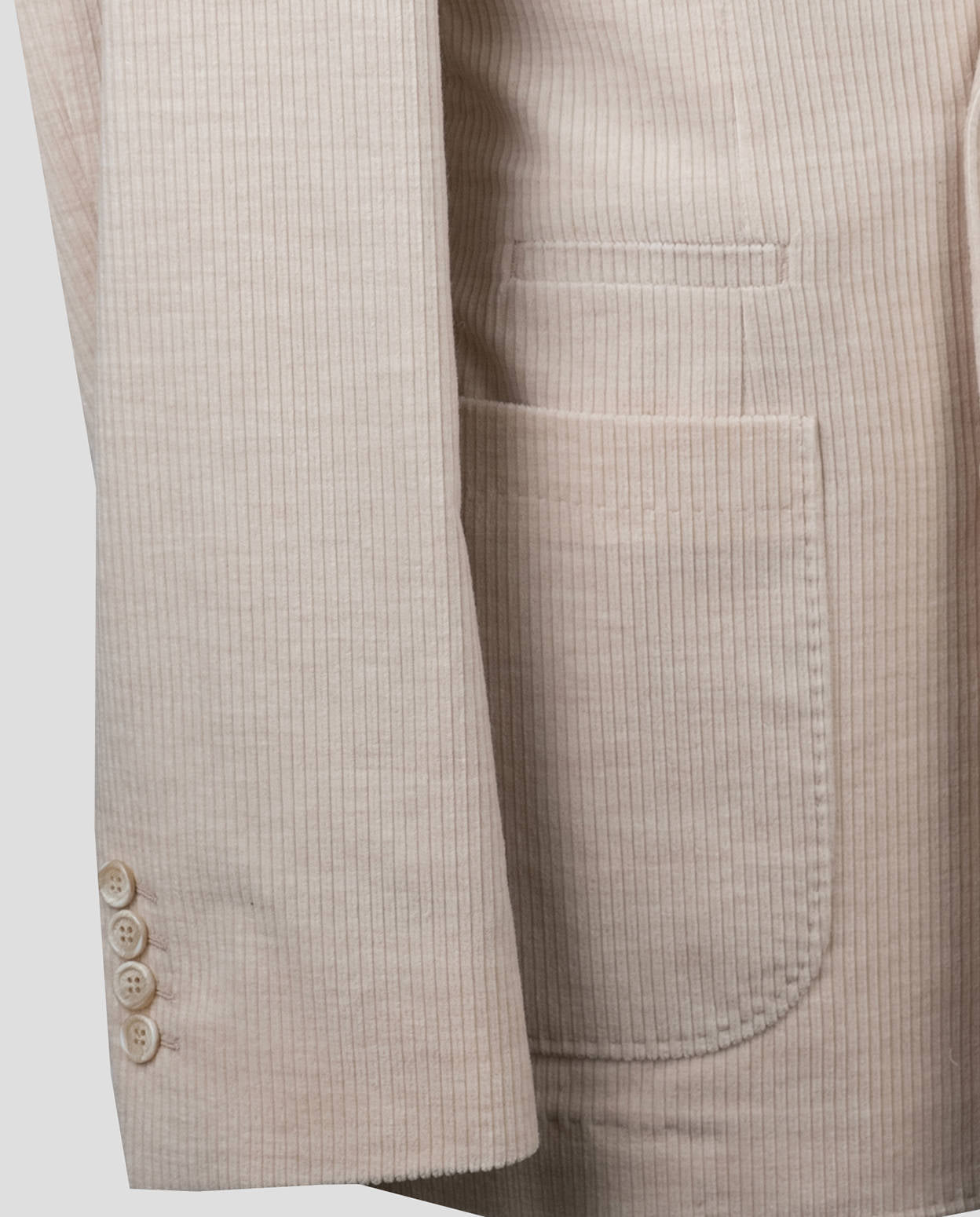 Brunello Cucinelli Beige Baumwoll-Kaschmir-Blazer