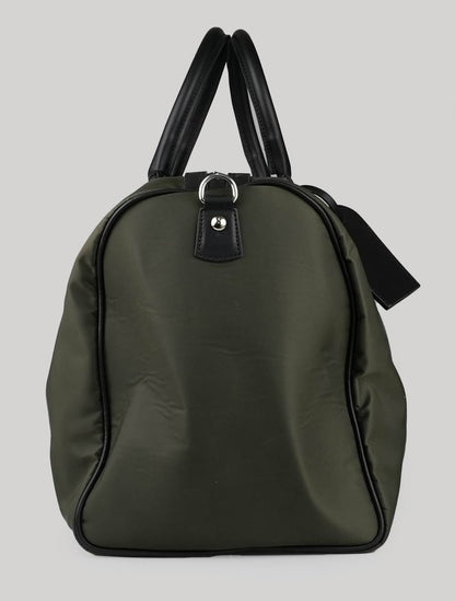 حقيبة سفر من الجلد الأخضر من Kiton Pl