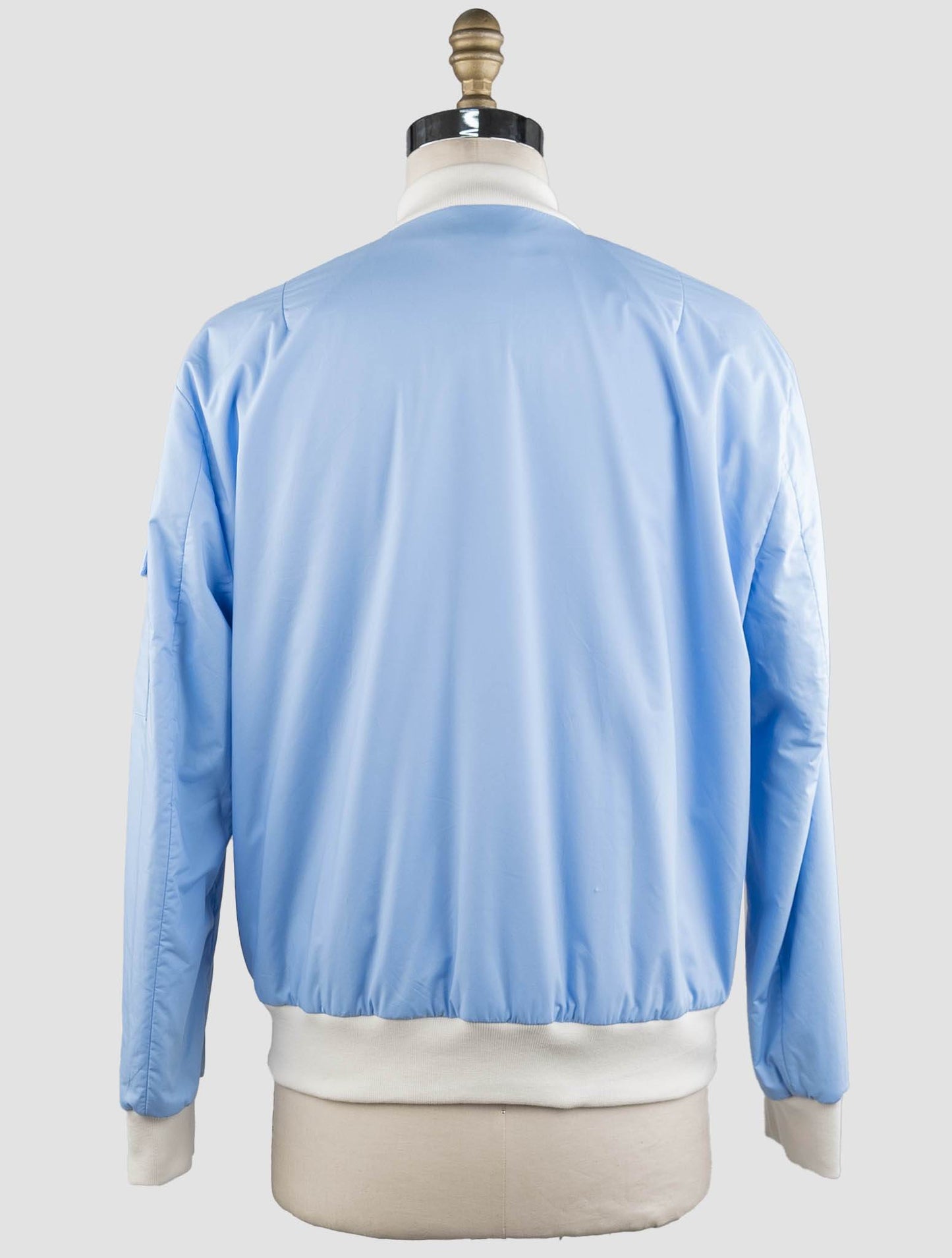 KNT Manteau en coton bleu clair Kiton