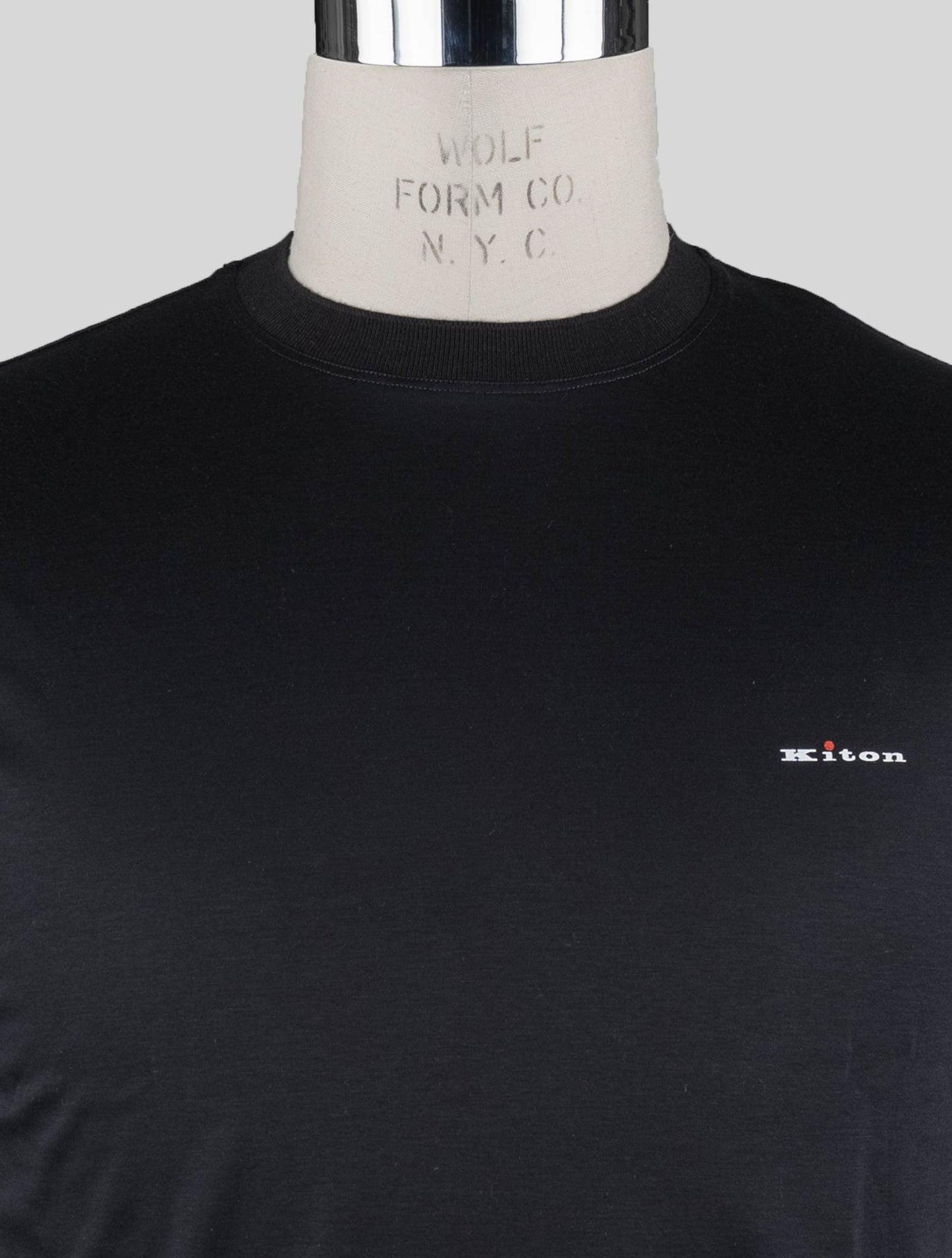 Camiseta Kiton Black Cotton