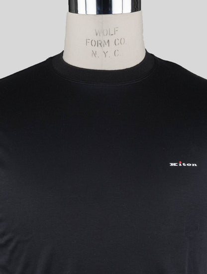 Kiton T-shirt en coton noir