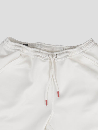 Kiton White Pl Ea Short Pants Neoprene Fabric