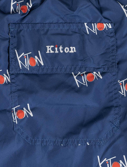 Kiton蓝色Pl泳裤