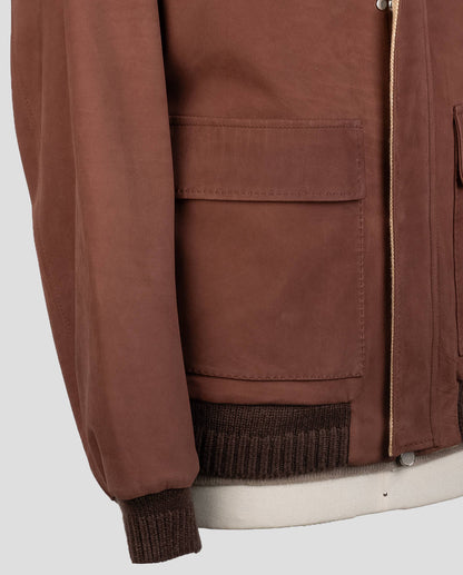 Manteau en cuir Kiton en cachemire Vicuna Pérou