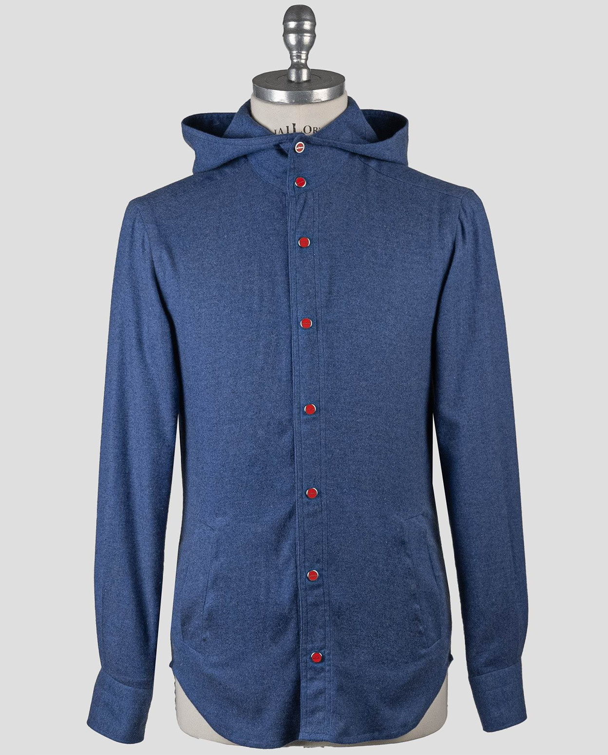 Kiton Chemise en coton bleu Mariano