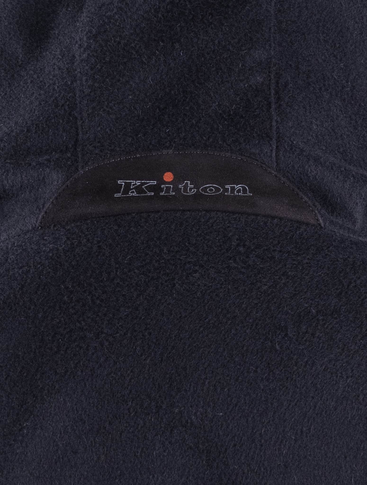 Kiton Blue Navy Vicuna逆コート – 2Men