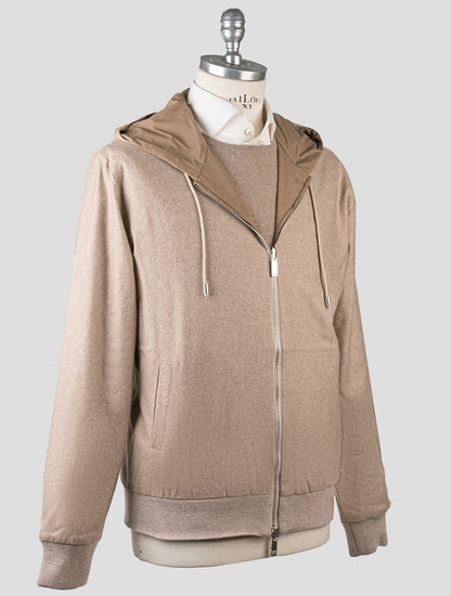 Marco Pescarolo Beige Cashmere Pa Ea Pl Reverse Coat